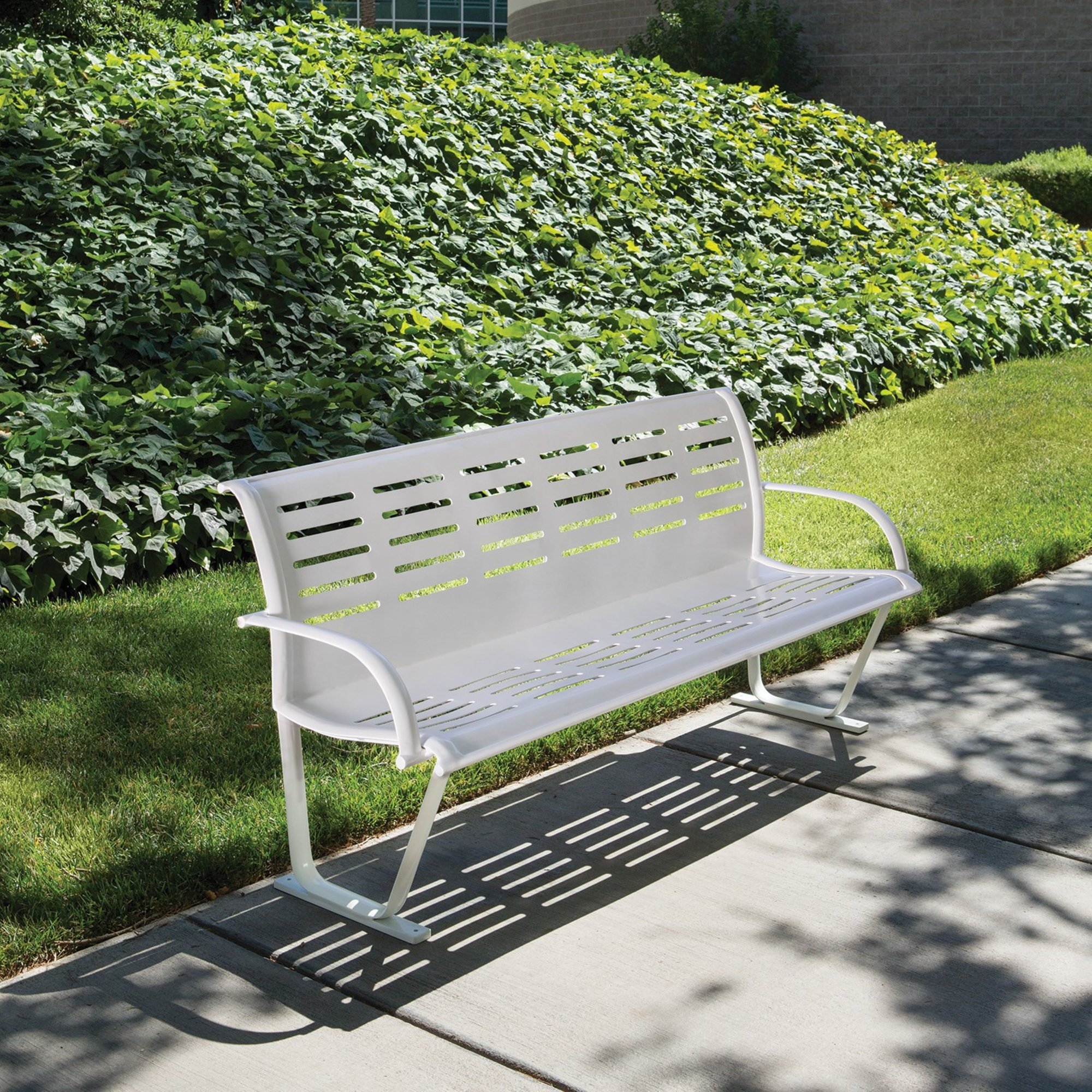 M732-6 6 Bench with Back and Arms